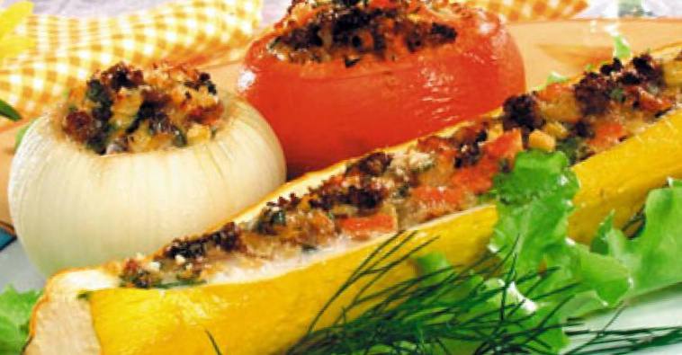 Рецепт Фаршированные овощи по-провансальски шаг-1