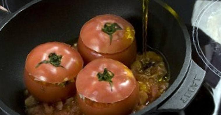 Рецепт Фаршированные помидоры с овощами  шаг-2