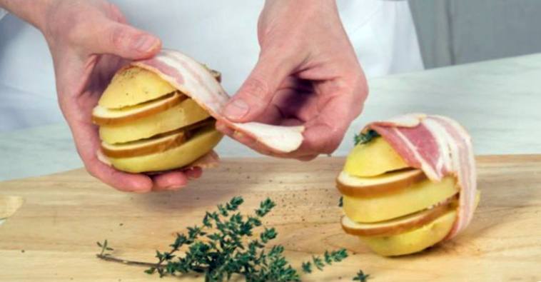 Рецепт Картофельный сэндвич с сальсой  шаг-2