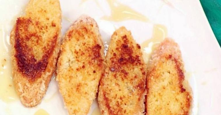 Рецепт Кокосовые тосты с медом  шаг-2