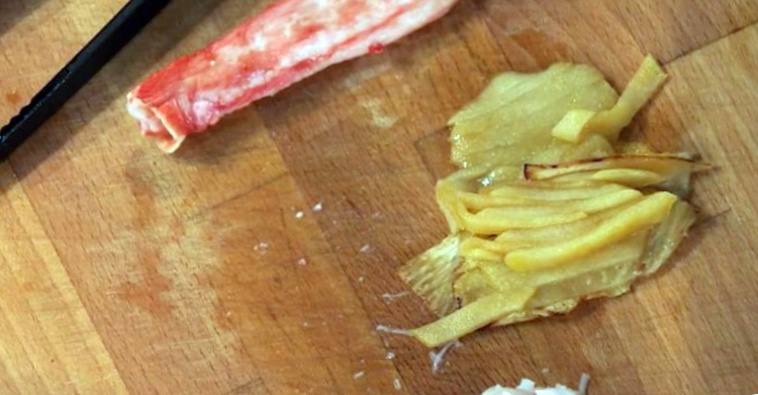 Рецепт Тортик из камчатского краба с медовым салатом шаг-5