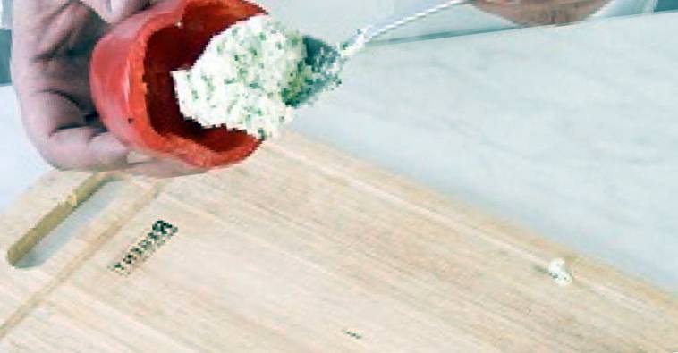 Рецепт Закуска из сладкого перца с тапенадой шаг-3
