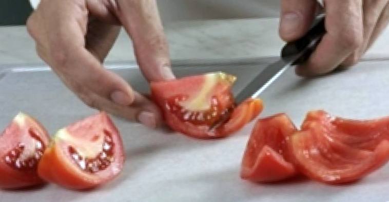 Рецепт Закуска с креветками и помидорами  шаг-2