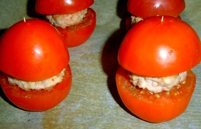 Рецепт Гамбургер из помидоров шаг-7