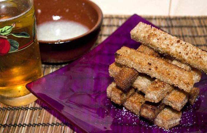 Рецепт Гренки ржаные с чесноком Готовим Закуски Гренки ржаные с чесноком