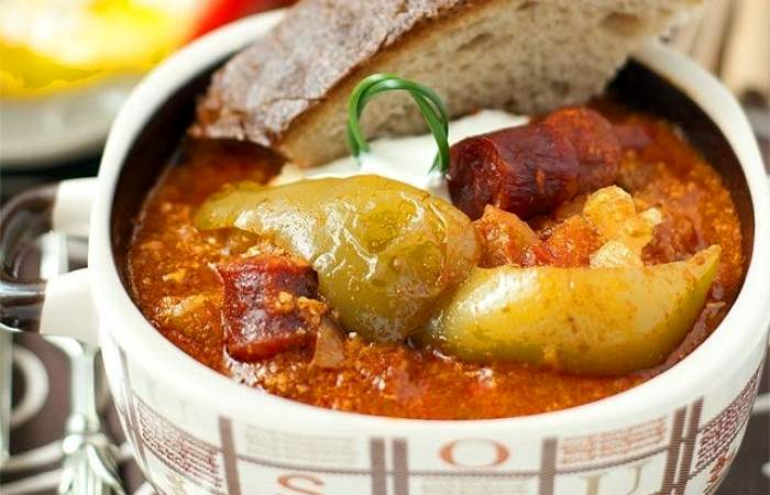 Рецепт Лечо по-венгерски Готовим Закуски Лечо по-венгерски