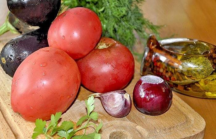 Рецепт Мелидзана из овощей шаг-1