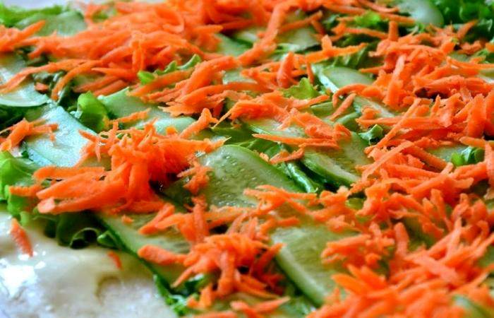 Рецепт Шаурма с морковью и курицей  шаг-4