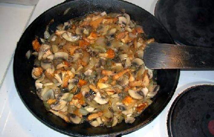 Рецепт Тосты с грибами шаг-6