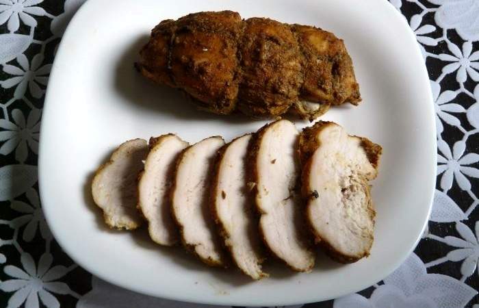 Рецепт Вкусная пастрома из куриного филе шаг-7