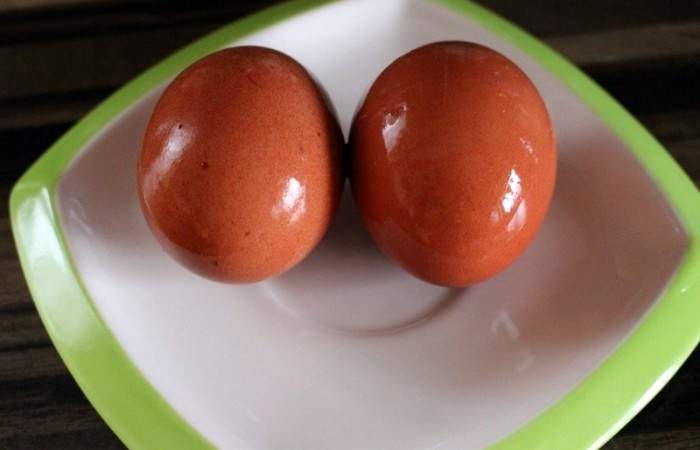 Рецепт Яйца, крашеные паприкой шаг-7