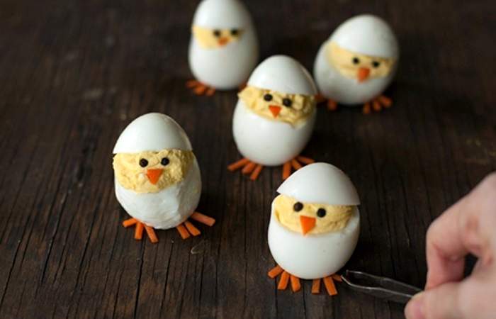 Рецепт Закуска из яиц «Цыплята» шаг-6