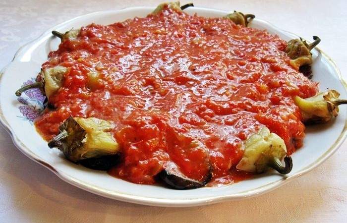 Рецепт Запеченные овощи под томатным соусом Готовим Закуски Запеченные овощи под томатным соусом