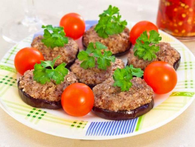 Рецепт Баклажаны с грецким орехом Готовим Закуски Баклажаны с грецким орехом
