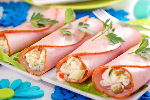 Рецепт Пасхальная закуска из ветчины Готовим Закуски Пасхальная закуска из ветчины