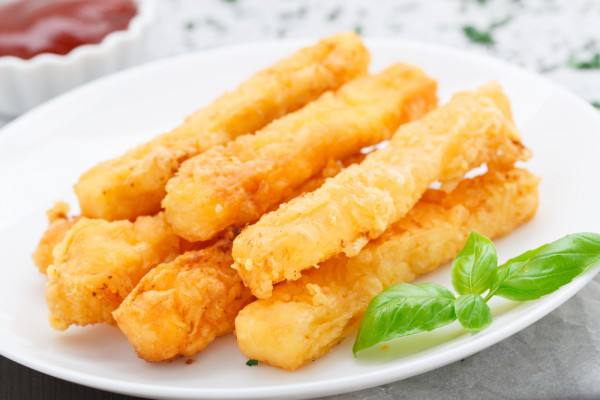 Рецепт Сырные палочки в простом кляре Готовим Закуски Сырные палочки в простом кляре