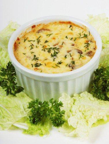 Рецепт Жюльен с ветчиной и грибами Готовим Закуски Жюльен с ветчиной и грибами