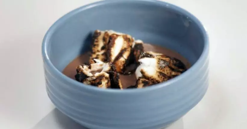 Готовим Десерты «Шоты» из маршмеллоу с шоколадным молоком