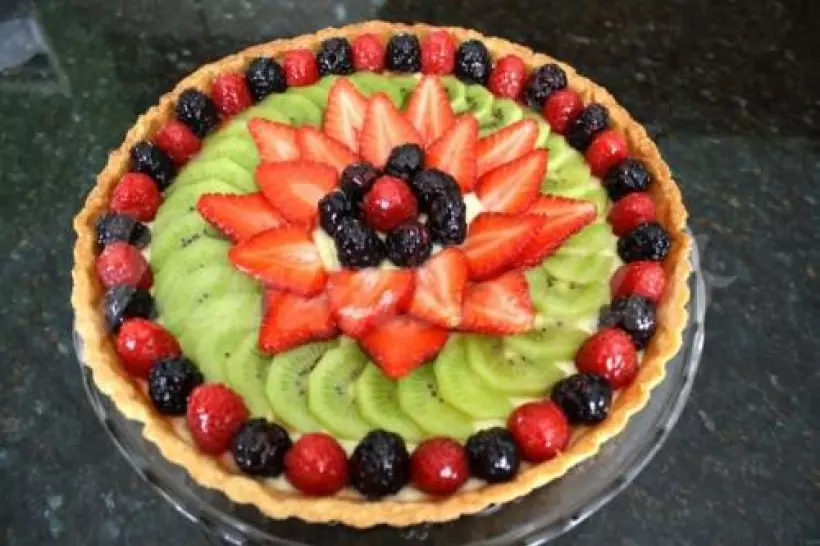 Готовим Десерты Открытый фруктовый пирог