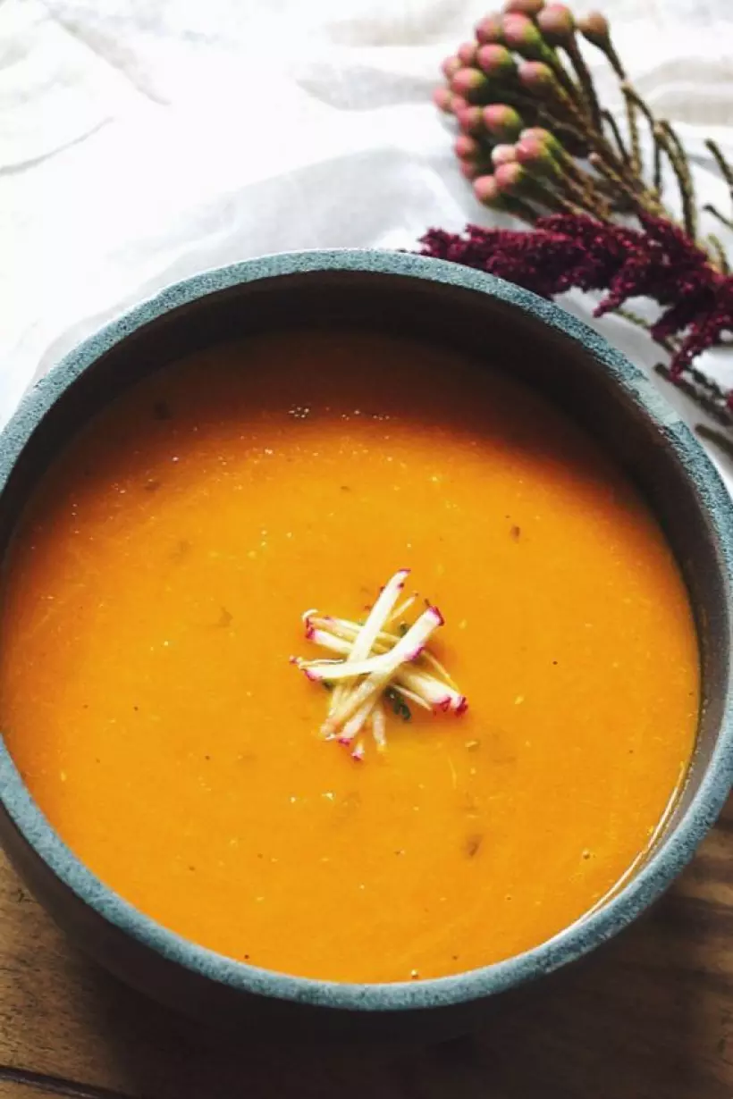Готовим Супы Морковный суп с шафраном и имбирем