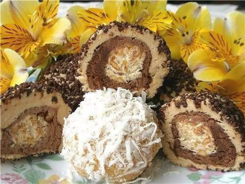 Готовим Десерты Творожно-ореховые конфеты