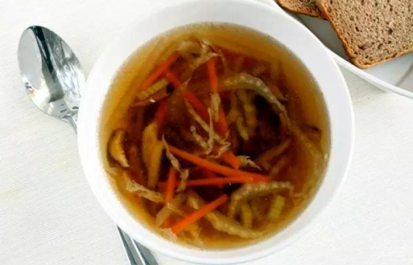 Готовим Супы Суп с шиитаке