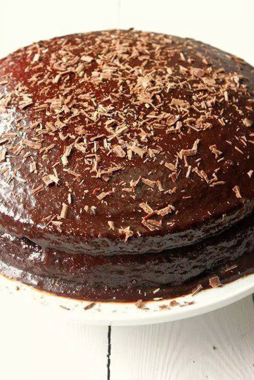 Готовим Десерты Шоколадный торт в глазури