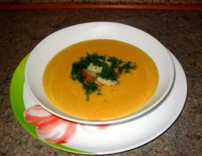 Готовим Супы Тыквенный суп со сливками