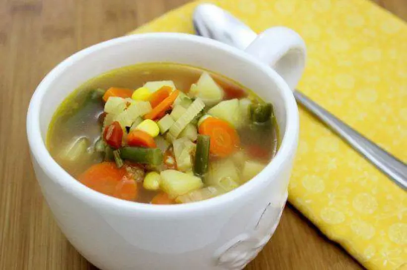 Готовим Супы Суп на овощном бульоне