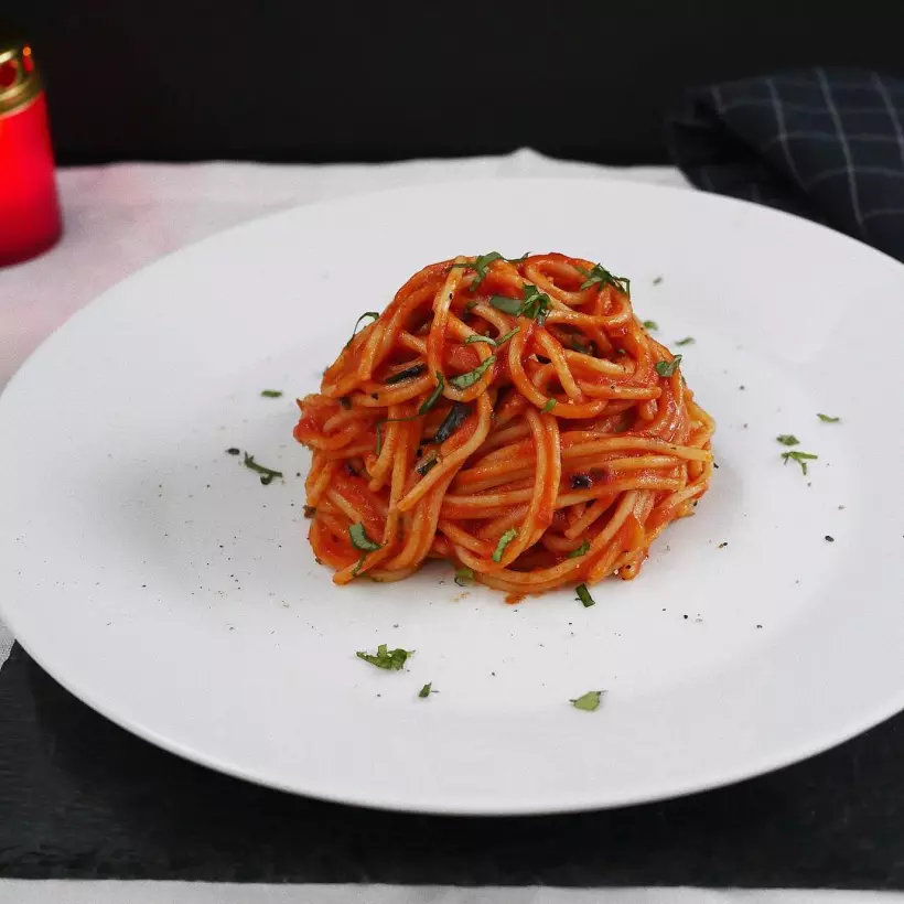 Готовим Здоровье Спагетти с томатным соусом