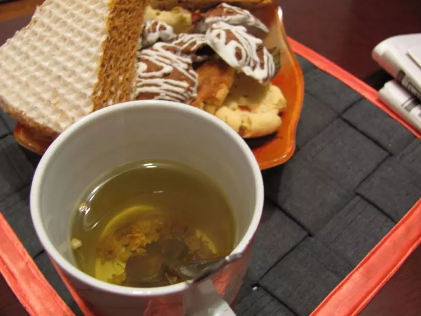 Готовим Коктейли Зеленый чай с липой