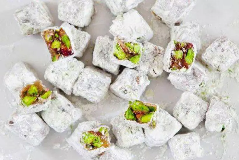 Готовим Десерты Рахат-лукум с орехами