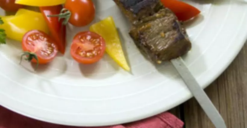 Готовим Мясо Шашлык из говяжьей вырезки с арахисовым маслом