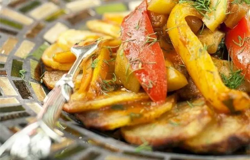 Готовим Здоровье Овощное рагу с кабачками и баклажанами