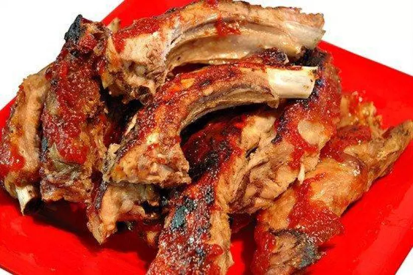 Готовим Мясо Свиные ребра на гриле в цитрусовом соусе