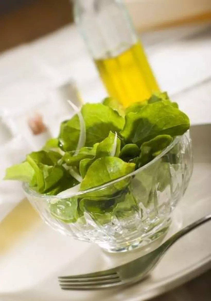 Готовим Салаты Зеленый салат с медовой заправкой