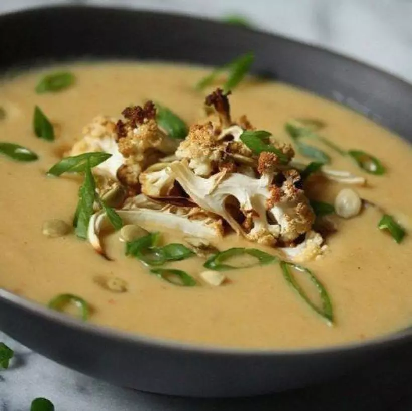 Готовим Супы Острый крем-суп с цветной капустой