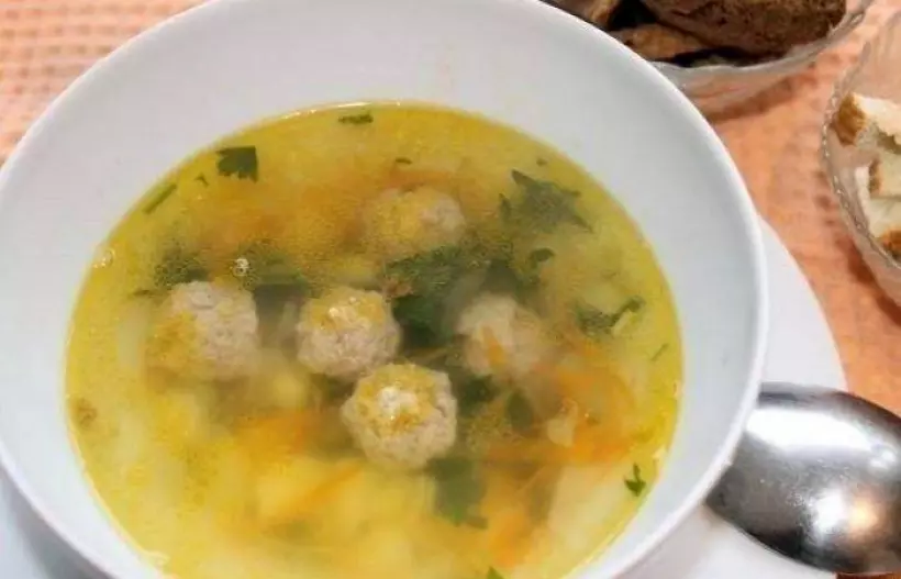Готовим Супы Вкусный суп с фрикадельками