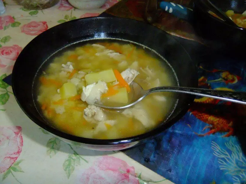 Готовим Супы Легкий куриный суп
