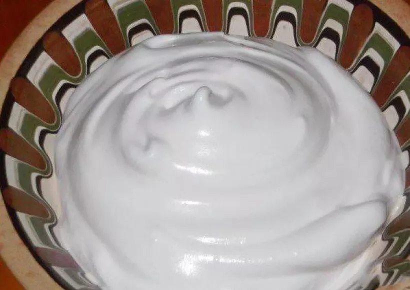 Готовим Десерты Белковый крем для украшения торта