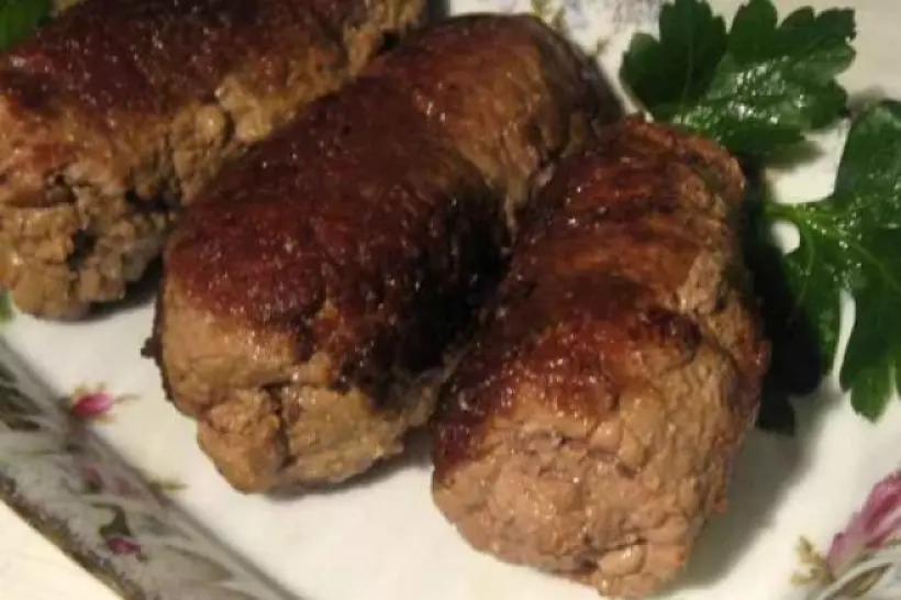 Готовим Мясо Зразы из говядины и свиного фарша по-румынски