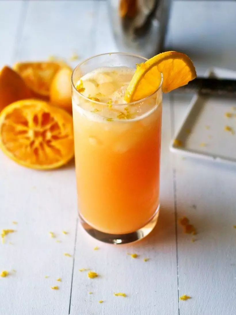 Готовим Коктейли Алкогольный коктейль с апельсиновым соком
