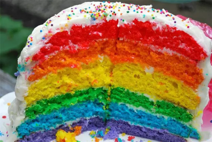 Готовим Десерты Радужный торт