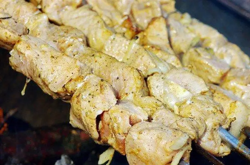 Готовим Мясо Шашлык из курицы с чесноком и розмарином