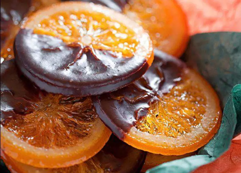 Готовим Десерты Карамелизированные апельсины в шоколаде