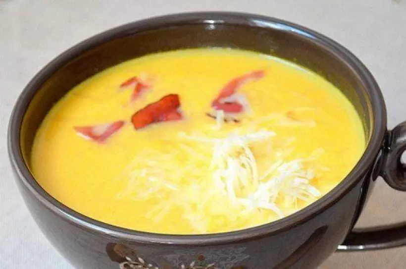 Готовим Супы Тыквенный крем-суп с беконом