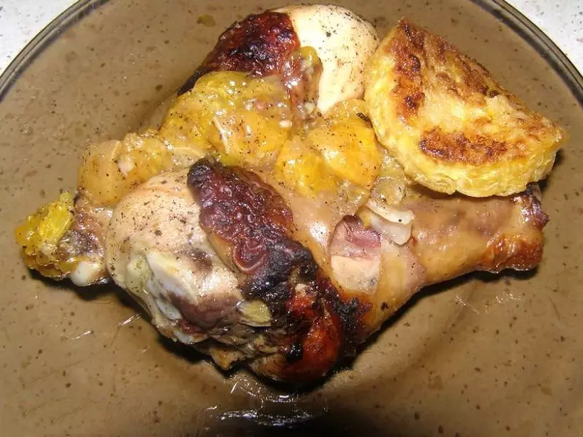Готовим Мясо Курица с мандаринами