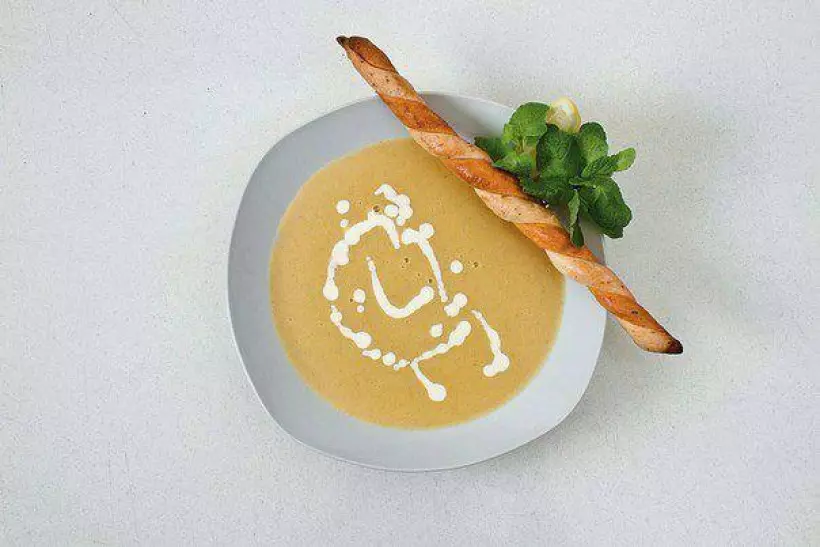 Готовим Супы Чечевичный суп-пюре с мятой
