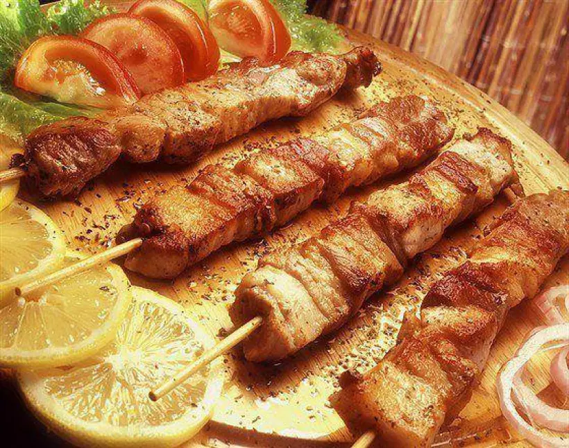Готовим Мясо Шашлыки по-гречески
