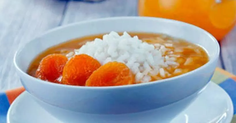 Готовим Супы Суп из кураги с рисом